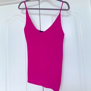 Vici strapping hot pink tank. Size S. Smoke free